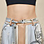 "Ex-Libris a Main Levee" buttoned skirt, View: Worn, worn, view 4 of 4
