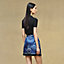 "Ex-Libris a Main Levee" buttoned skirt, View: Worn, worn, view 3 of 4