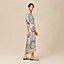 "Ex-Libris a Main Levee" caftan, View: Worn, worn, view 2 of 6
