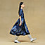 "Ex-Libris a Main Levee" caftan, View: Worn, worn, view 2 of 6
