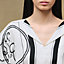 "Ex-Libris a Main Levee" caftan, View: Worn, worn, view 7 of 7