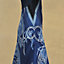 "Ex-Libris a Main Levee" short-sleeve twillaine long dress, View: Worn, worn, view 5 of 7
