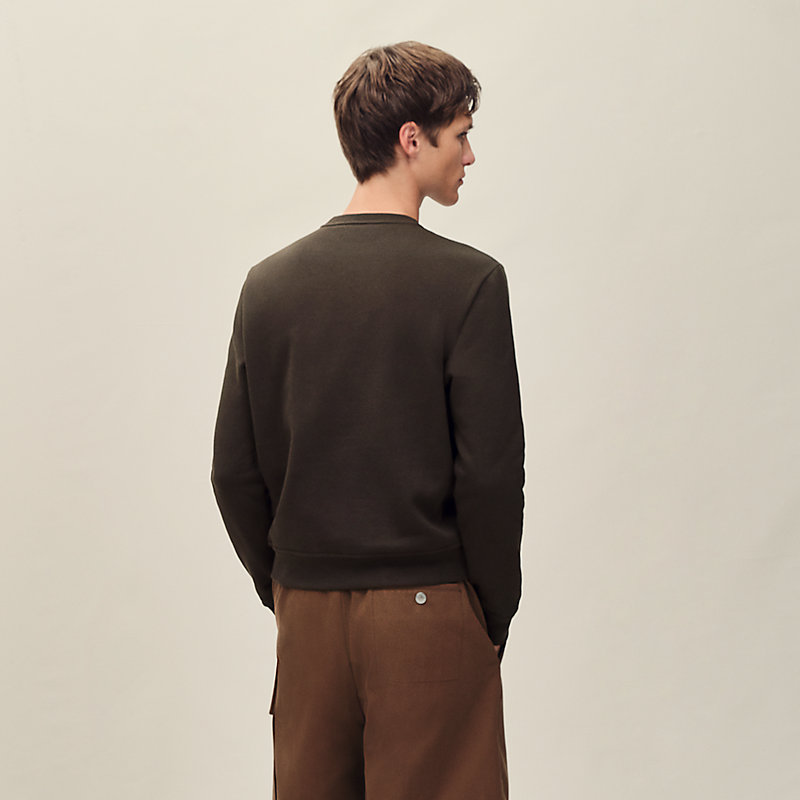 "Ex-Libris" crewneck sweater