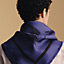 Ex-Libris fringed scarf 80, View: Worn, worn, view 1 of 3