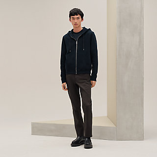 【シンプルでお洒落】HERMES 乗馬ディテール ジャケット 春先にピッタリ☆》HERMES 乗馬ディテールジャケット