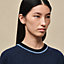 "Ex-Libris" long-sleeve tunic sweater, View: Worn, worn, view 4 of 5
