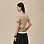 "Ex-Libris" short-sleeve sweater, View: Worn, worn, view 3 of 5