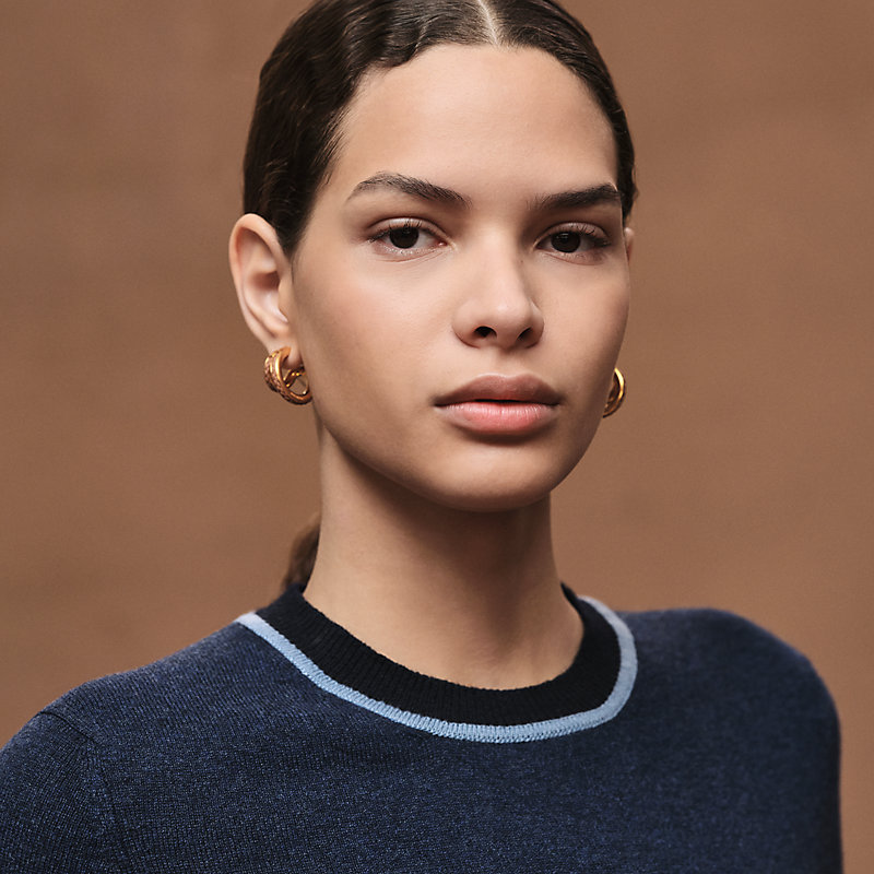"Ex-Libris" short-sleeve sweater