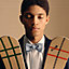 Faconne New H bow tie, View: Worn, worn, view 2 of 2