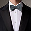 Faconne New H bow tie, View: Worn, worn, view 2 of 2