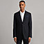Façonnee Grand H pocket square 45, View: Worn, worn, view 2 of 2