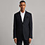 Façonnee Grand H pocket square 45, View: Worn, worn, view 2 of 2
