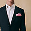 Faconnee Grand H pocket square 45, View: Worn, worn, view 2 of 3