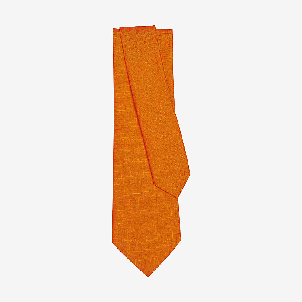 orange necktie