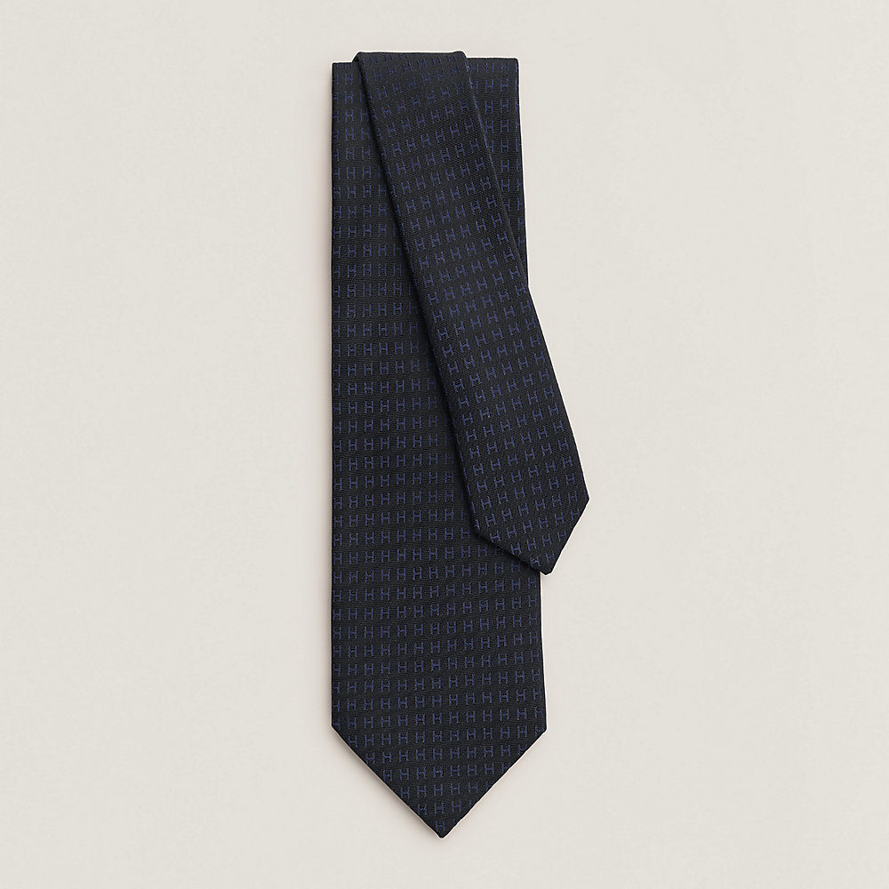 Faconnee H Bicolore tie | Hermès Saudi Arabia