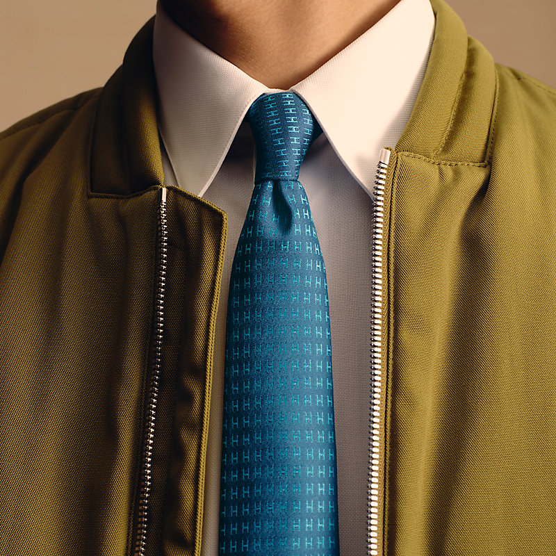 Faconnee H Bicolore tie 7&nbsp;cm