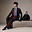 Faconnee H tie, View: Worn, worn, view 2 of 2