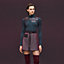 Falda corta con mezcla de pieles, Vista: Ver artículo puesto, worn, vista 2 de 5