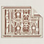 Fantaisie d'Etriers blanket, View: Back, back, view 4 of 5