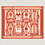 Fantaisie d'Etriers blanket, View: Flat, flat, view 1 of 5
