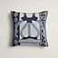 Fantaisie d'Etriers pillow, View: Back, back, view 2 of 4