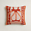 Fantaisie d'Etriers pillow, View: Back, back, view 2 of 4