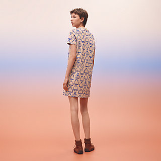 直営店【HERMES エルメス】Fantaisie d'Etriers ショートTシャツ Fantaisie d'Etriers