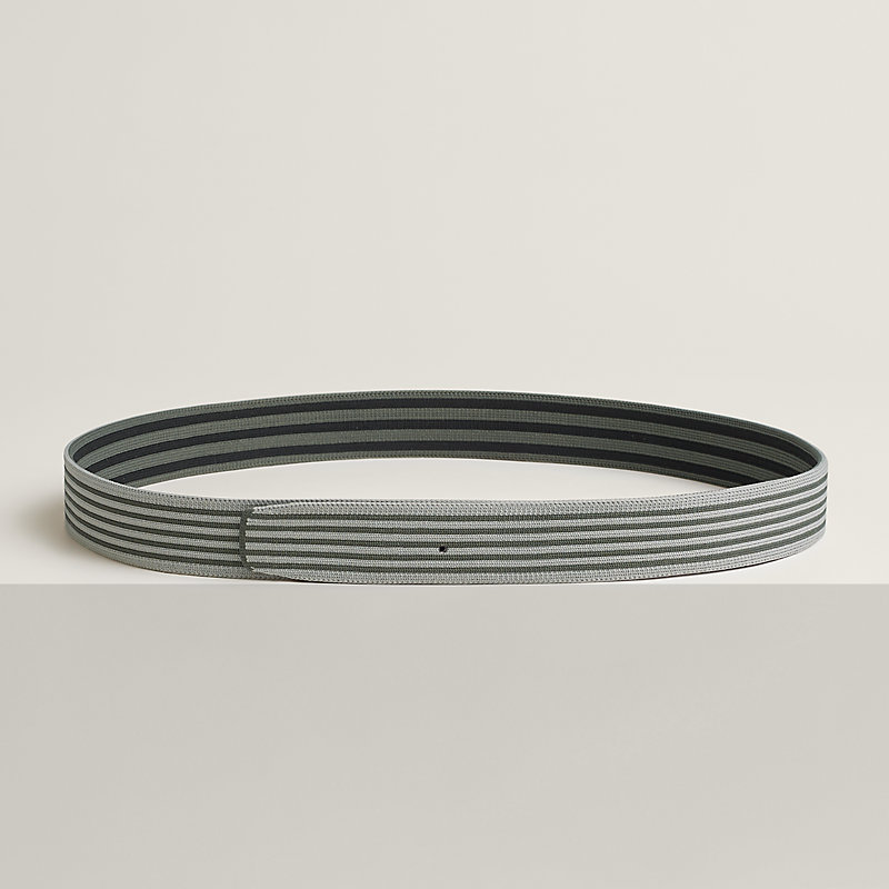 Fascia per cintura reversibile Stripes 32 mm