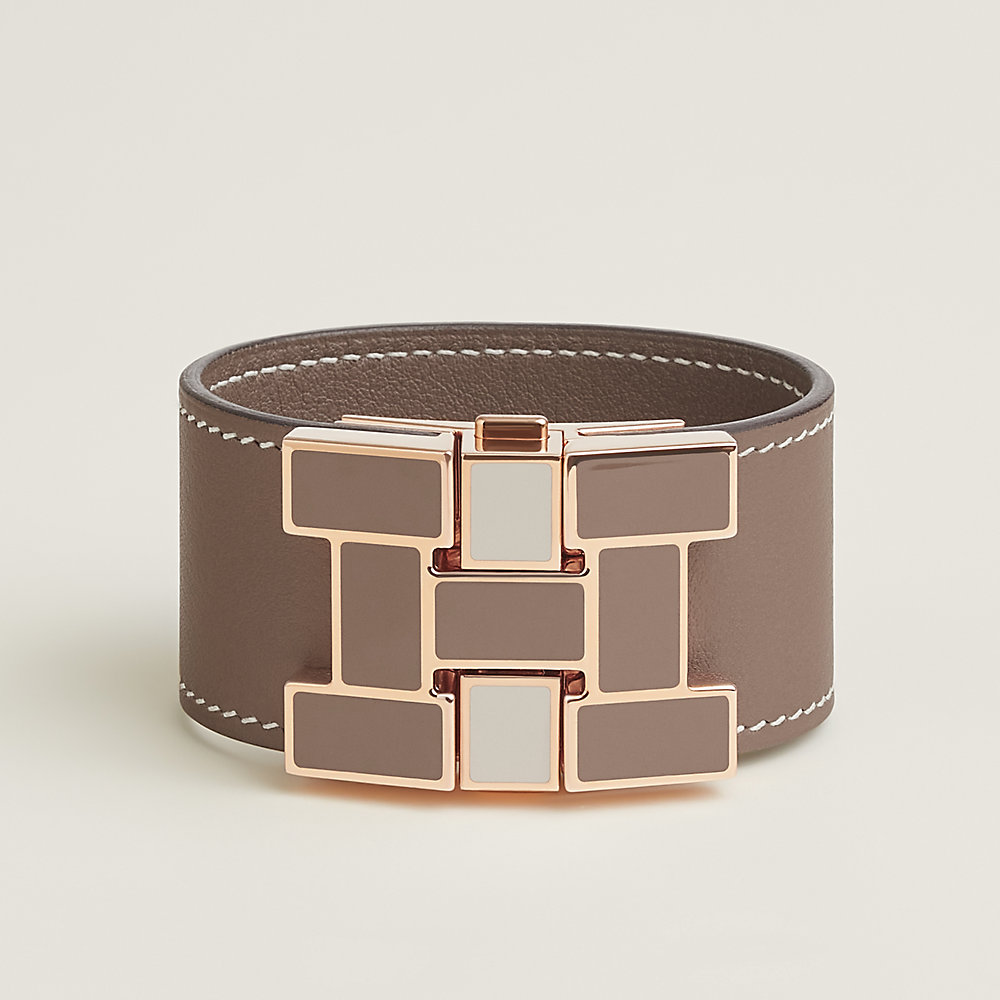 Faubourg cuff bracelet - Beige | Hermès USA