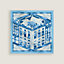 Faubourg en Perspective handkerchief, View: Flat, flat, view 1 of 2