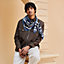Faubourg of Dreams scarf 100, View: Worn, worn, view 1 of 4