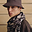 Faubourg of Dreams scarf 100, View: Worn, worn, view 1 of 3