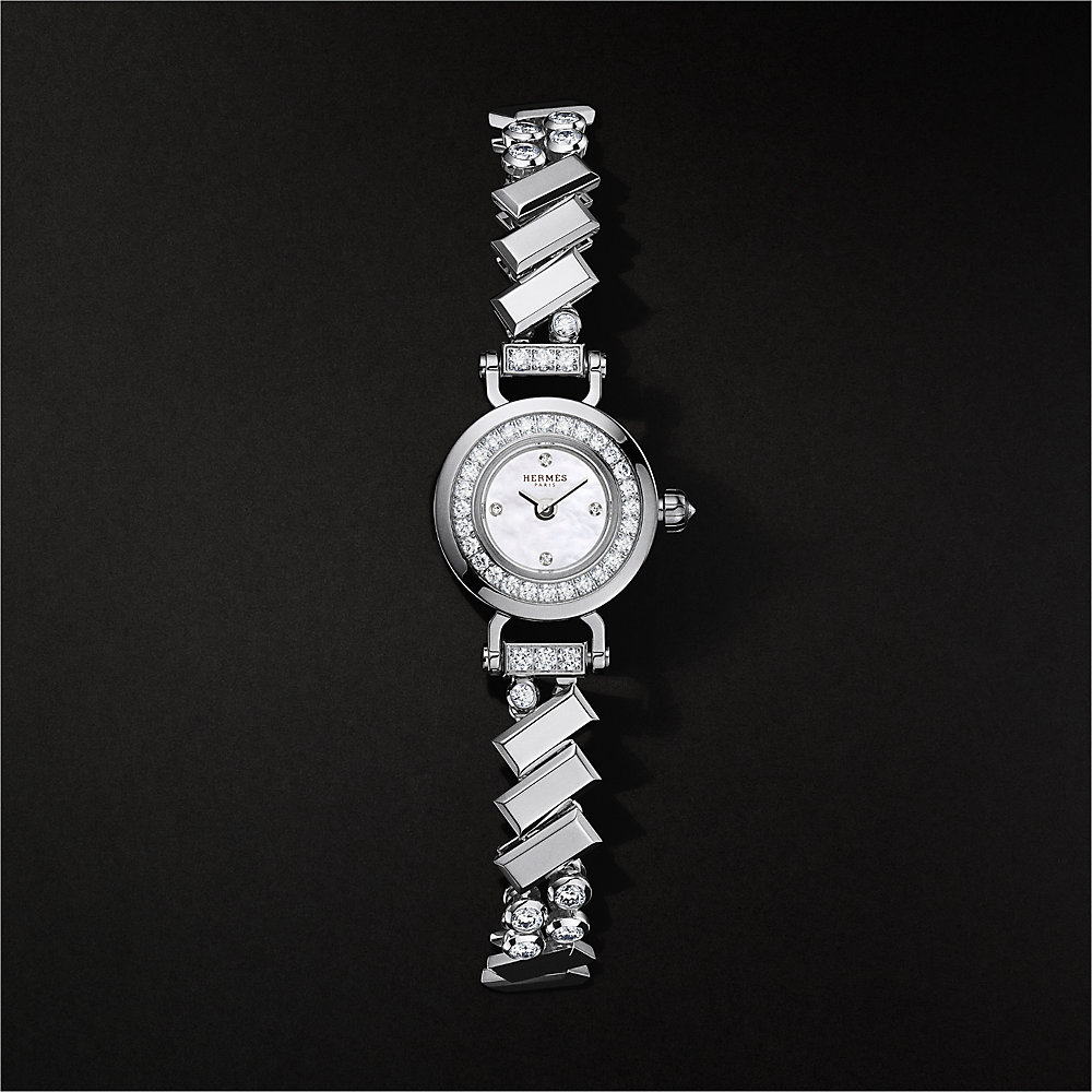 Faubourg Polka watch, Mini model, 15 mm | Hermès USA