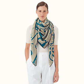 Faubourg Rainbow shawl 140 | Hermès USA