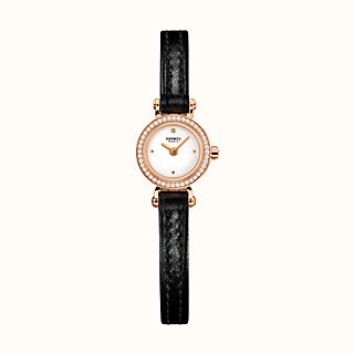 hermes faubourg watch rose gold