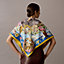 Faune et Flore du Texas embroidered scarf 90, View: Worn, worn, view 1 of 4