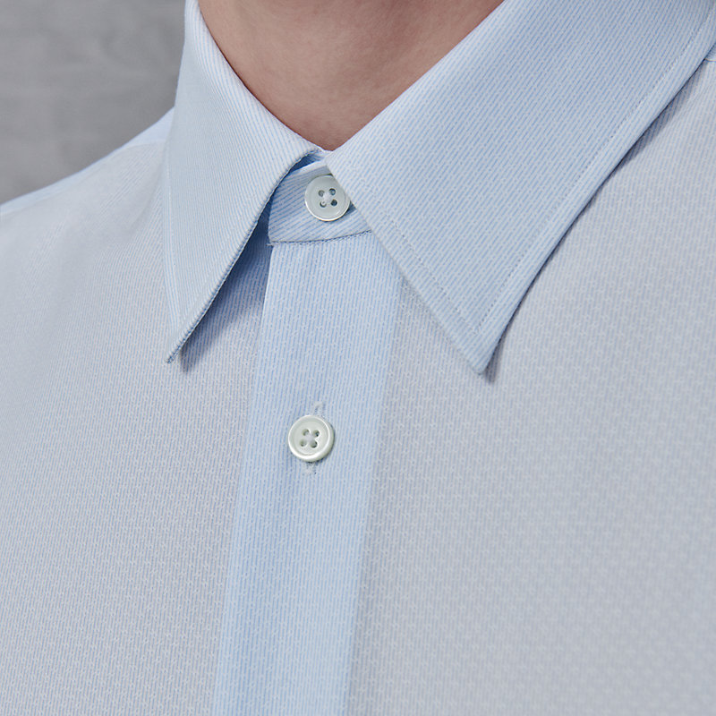 "Faux unis" fitted shirt