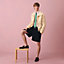 Fer H Cheval tie, View: Worn, worn, view 2 of 2