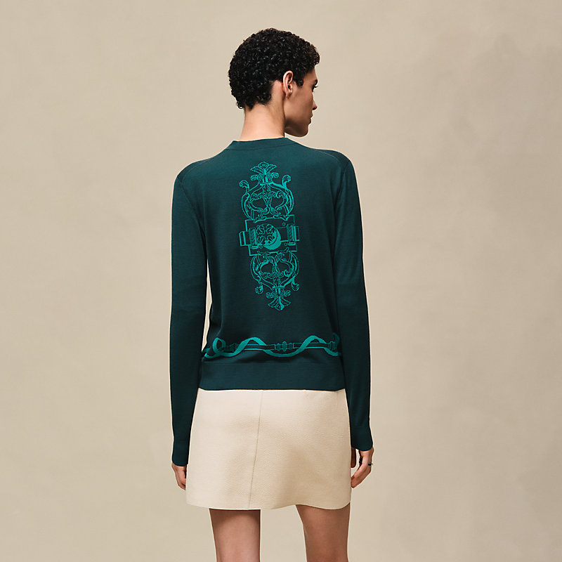 "Ferronnerie" long-sleeve cardigan