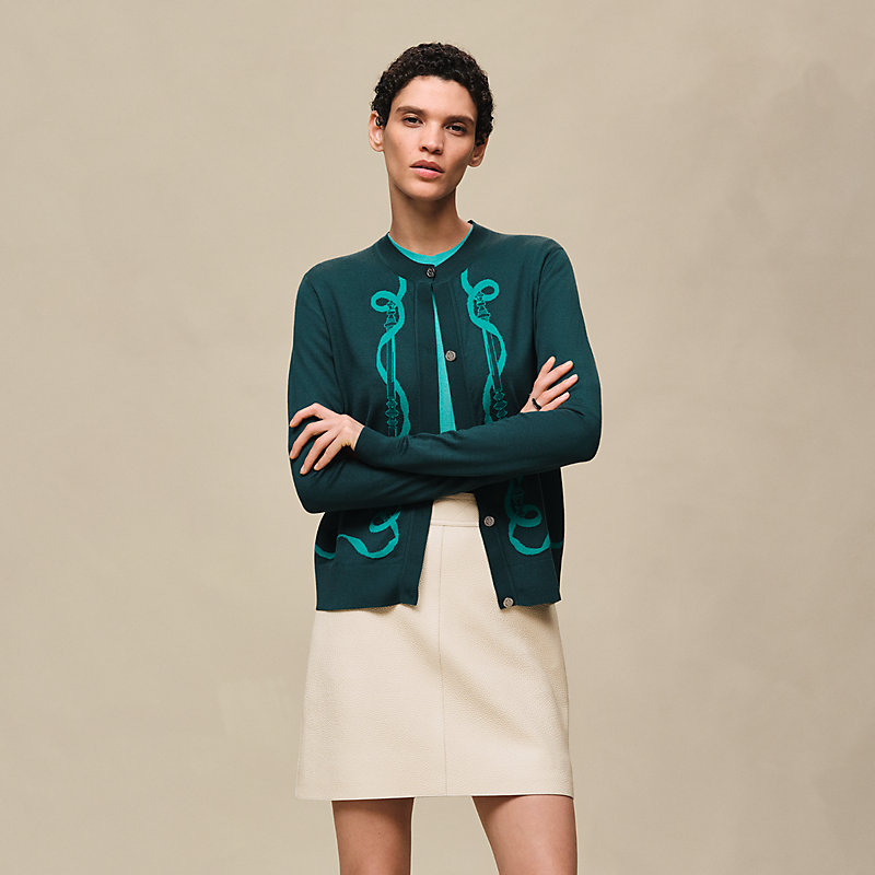 "Ferronnerie" long-sleeve cardigan