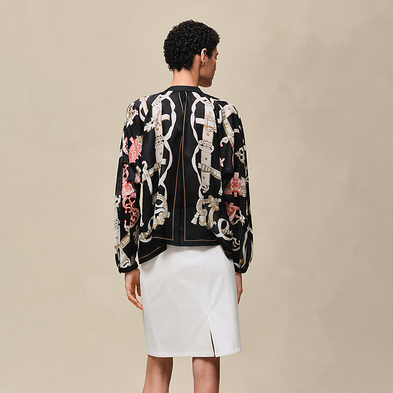 "Ferronnerie Remix" blouse