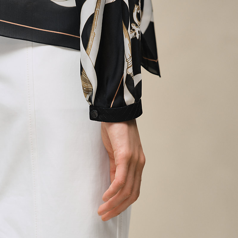 "Ferronnerie Remix" blouse
