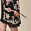 "Ferronnerie Remix" knotted collar dress, View: Worn, worn, view 6 of 6