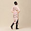 "Ferronnerie Remix" long-sleeve twillaine cardigan, View: Worn, worn, view 2 of 6