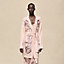 "Ferronnerie Remix" long-sleeve twillaine cardigan, View: Worn, worn, view 3 of 6