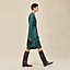 "Ferronnerie Remix" long-sleeve twillaine cardigan, View: Worn, worn, view 2 of 6