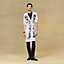"Ferronnerie Remix" long-sleeve twillaine cardigan, View: Worn, worn, view 1 of 6