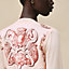 "Ferronnerie Remix" long-sleeve twillaine cardigan, View: Worn, worn, view 5 of 5