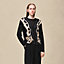 "Ferronnerie Remix" long-sleeve twillaine sweater, View: Worn, worn, view 2 of 5