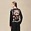 "Ferronnerie Remix" long-sleeve twillaine sweater, View: Worn, worn, view 3 of 5